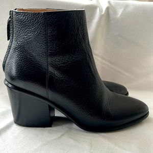 Leather ankle boots